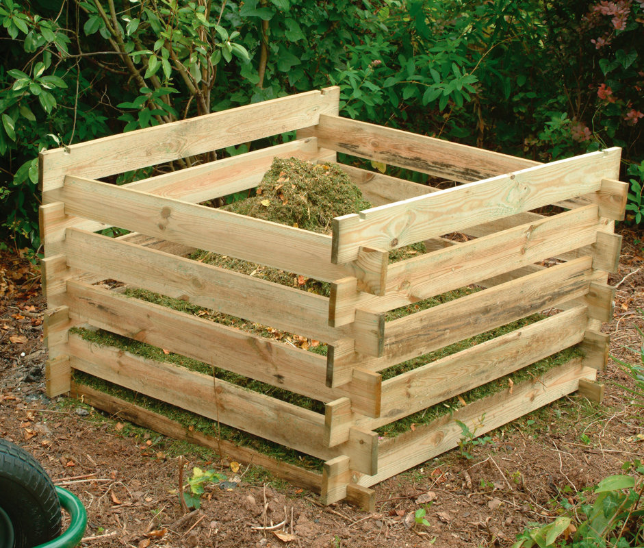 Dakota Fields Evelette 400L Compost Bin Wayfair.co.uk